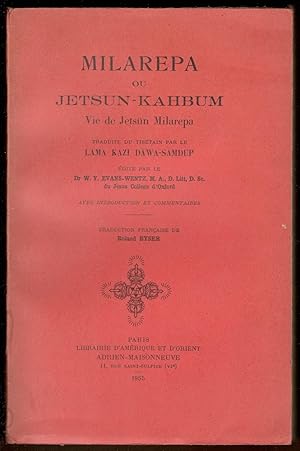 Immagine del venditore per Milarepa ou Jetsun-Kahbum. Vie de Jetsn Milarepa. Edit par le dr. W. Y. Evans-Wentz venduto da Libreria antiquaria Atlantis (ALAI-ILAB)