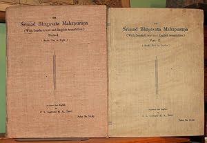 Bild des Verkufers fr Srimad Bhagavata Mahapurana (With Sanskrit Text and English Translation) Part I [Book One to Eight] & Part II (Book Nine to twelve) zum Verkauf von Libreria antiquaria Atlantis (ALAI-ILAB)