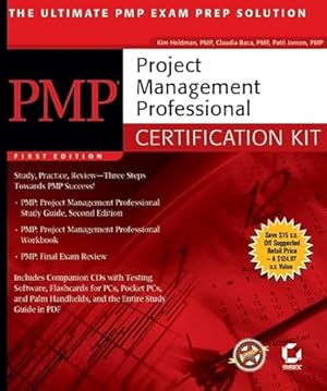 Bild des Verkufers fr Pmp®: Project Management Professional Certification Kit zum Verkauf von WeBuyBooks