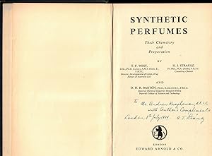 Imagen del vendedor de Synthetic Perfumes. Their Chemistry and Preparation. a la venta por Antiquariat Weinek