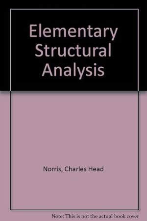 Imagen del vendedor de ELEMENTARY STRUCTURAL ANALYSIS a la venta por WeBuyBooks