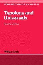 Bild des Verkufers fr Typology and Universals (Cambridge Textbooks in Linguistics) zum Verkauf von WeBuyBooks