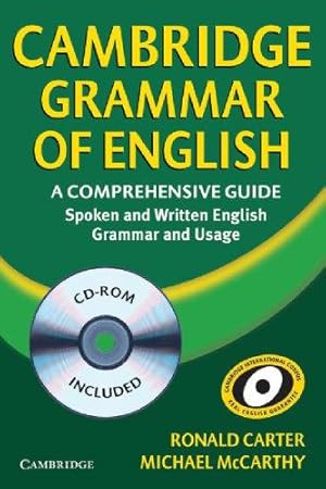 Imagen del vendedor de Cambridge Grammar of English Hardback with CD-ROM: A Comprehensive Guide a la venta por WeBuyBooks