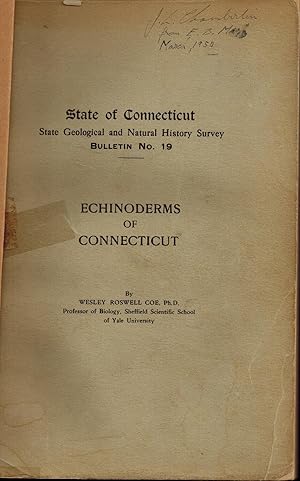 Seller image for Echinoderms of Connecticut for sale by UHR Books