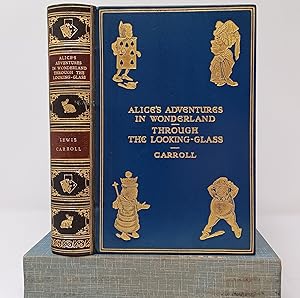 ALICE'S ADVENTURES IN WONDERLAND and THROUGH THE LOOKING-GLASS - (Two volumes bound in one, fine ...