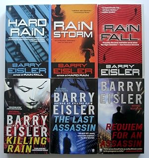 Seller image for John Rain Series, 6 book SET: Hard Rain + Rain Storm + Killing Rain + Rain Fall + The Last Assassin + Requiem for an Assasin for sale by Silicon Valley Fine Books