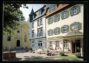 Bild des Verkufers fr Ansichtskarte Fulda, Romantik-Hotel Restaurant Goldener Karpfen, Simpliziusplatz 1 zum Verkauf von Bartko-Reher