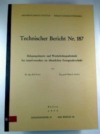 Rolf Evers / Klaus E. Anders : Belegungsdauern und Wiederholungsabstände bei Anrufversuchen im öf...