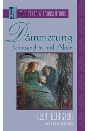 Bild des Verkufers fr Dämmerung: Schauspiel in fünf Akten (Texts & Translations) zum Verkauf von WeBuyBooks