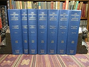 Bild des Verkufers fr The Abridged Compendium of American Genealogy, First Families of America. A Genealogical Encyclopedia of the United States. (COMPLETE 7 VOLUME SET) zum Verkauf von Pages Past--Used & Rare Books