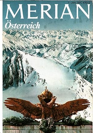 Imagen del vendedor de sterreich - Merian Heft 1/1976 - 29. Jahrgang a la venta por Versandantiquariat Nussbaum