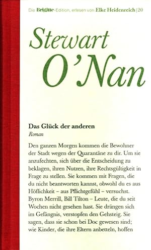 Bild des Verkufers fr Das Glck der anderen Aus dem Amerikan. von Thomas Gunkel / Die Brigitte-Edition ; Bd. 20 zum Verkauf von Versandantiquariat Nussbaum