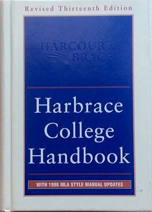 Seller image for Harbrace College Handbook : With 1998 MLA Style Manual Updates, 13th Revised Edition (HODGES HARBRACE HANDBOOK) for sale by Jay's Basement Books