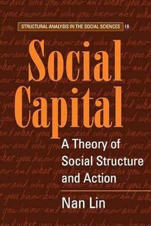 Bild des Verkufers fr Social Capital: A Theory of Social Structure and Action: 19 (Structural Analysis in the Social Sciences, Series Number 19) zum Verkauf von WeBuyBooks