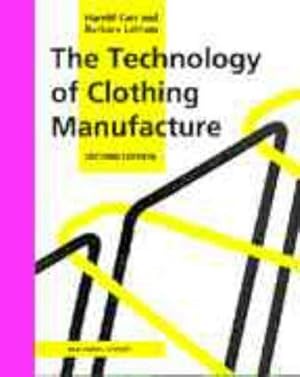 Immagine del venditore per The Technology of Clothing Manufacture venduto da WeBuyBooks