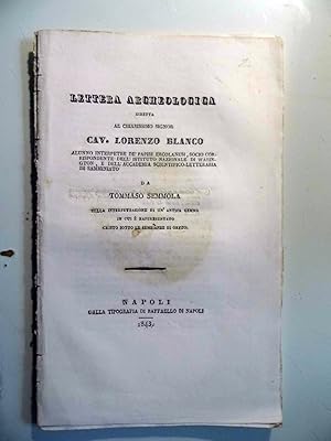 LETTERA ARCHEOLOGIA SULLA INTERPRETAZIONE DI UN'ANTICA GEMMA IN CUI E' RAPPRESENTATO CRISTO SOTTO...