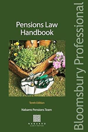 Bild des Verkufers fr Pensions Law Handbook zum Verkauf von WeBuyBooks