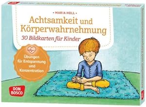 Bild des Verkufers fr Achtsamkeit und Krperwahrnehmung. 30 Bildkarten fr Kinder, m. 1 Beilage : bungen fr Entspannung und Konzentration. Stress abbauen & innere Ruhe frdern bei Kindern. Fr KITA, Grundschule & Zuhause zum Verkauf von AHA-BUCH GmbH