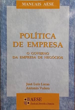 Imagen del vendedor de POLTICA DE EMPRESA. a la venta por Livraria Castro e Silva