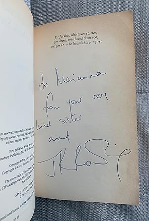 Seller image for Harry Potter and the Philosopher's Stone, Harry Potter and the Chamber of Secrets, both inscribed by JK Rowling for sale by April Star Books