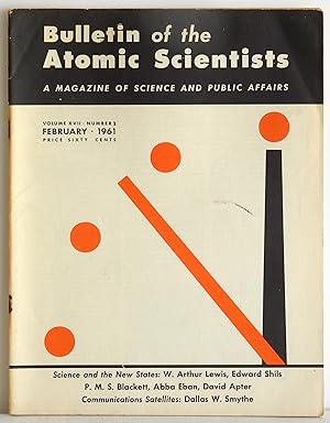 Bild des Verkufers fr Bulletin of the Atomic Scientists February 1961 zum Verkauf von Argyl Houser, Bookseller