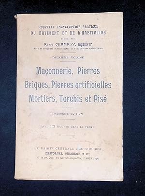 Image du vendeur pour Maonnerie pierres briques pierres artificielles mortiers torchis et pis mis en vente par LibrairieLaLettre2