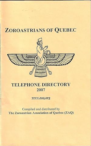 Zoroastrians of Quebec Telephone Directory