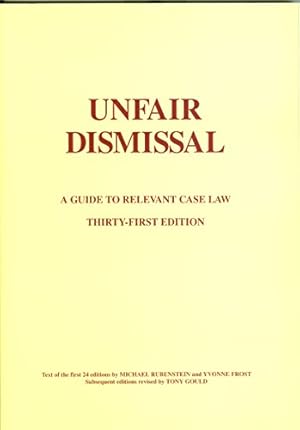 Seller image for Unfair Dismissal - A Guide to the Relevant Case Law for sale by WeBuyBooks