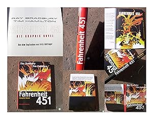 Seller image for Fahrenheit 451. Die Graphic Novel. Aus dem Englischen von Fritz Gttinger. Mit einem Vorwort von Ray Bradbury. Redaktion, Bearbeitung, Lektorat und bersetzung des Vorwortes von Konstanze von der Pahlen. Umschlaggestaltung von Angelika Richter. for sale by Versandantiquariat Abendstunde