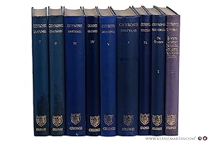 Seller image for M. Tvlli Ciceronis [ 9 volumes of the series ] Orationes 1-5 / Epistulae 1 & 3 / Rhetorica 1 & 2. for sale by Emile Kerssemakers ILAB
