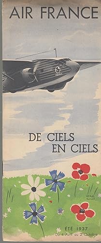 Bild des Verkufers fr Air France De ciels en ciels zum Verkauf von PRISCA