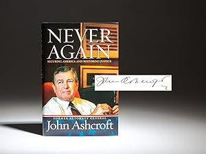 Imagen del vendedor de Never Again; Securing America and Restoring Justice a la venta por The First Edition Rare Books, LLC