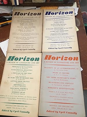 Horizon Review 1941 Complete 12 issues.