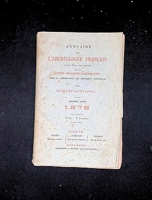 Imagen del vendedor de Annuaire de l'archologue franais Deuxime anne 1878 a la venta por LibrairieLaLettre2