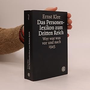 Bild des Verkufers fr Das Personenlexikon zum Dritten Reich zum Verkauf von Bookbot