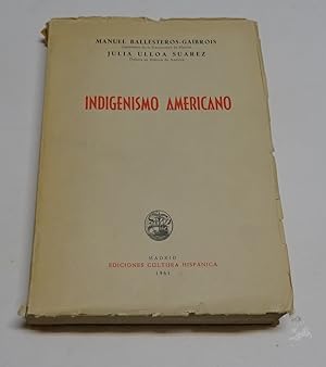 Immagine del venditore per INDIGENISMO AMERICANO. venduto da Librera J. Cintas