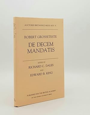 Imagen del vendedor de DE DECEM MANDATIS (Auctores Britannici Medii Aevi X) a la venta por Rothwell & Dunworth (ABA, ILAB)