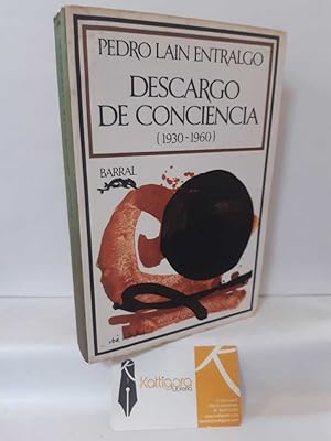 Imagen del vendedor de DESCARGO DE CONCIENCIA (1930-1960) a la venta por Librera Kattigara