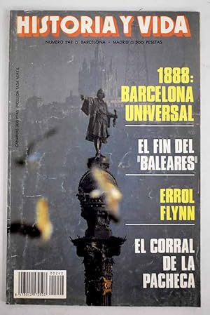 Imagen del vendedor de Historia y Vida, Ao 1988, n 242:: Los nios en la sociedad de la antigua Esparta; Una Barcelona universal; Francesc Rius i Taulet y la Exposicin Universal de Barcelona; La Exposicin Universal y las peticiones a la reina; Las regatas Oxford-Cambridge; El ltimo conde de Pallars; La labor del historiador; A los cincuenta aos del hundimiento del crucero Baleares; Errol Flynn, una vida de pelcula; En el corral de la Pacheca; Hackenberg, el coloso de la Lnea Maginot a la venta por Alcan Libros