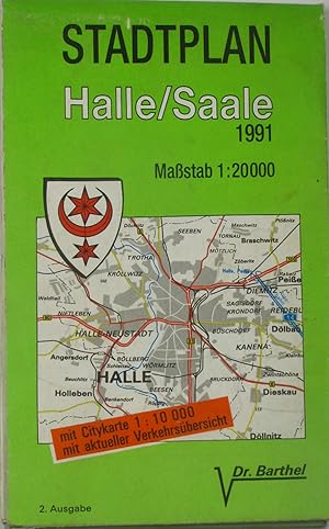 Bild des Verkufers fr Stadtplan Halle (S.), zum Verkauf von Versandantiquariat Hbald