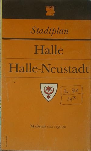Bild des Verkufers fr Stadtplan Halle / Halle-Neustadt, zum Verkauf von Versandantiquariat Hbald