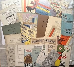 Bild des Verkufers fr Chicago Century of Progress 1933 Exposition. 140 items! zum Verkauf von JF Ptak Science Books