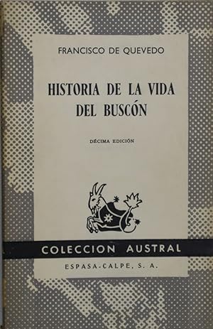 Imagen del vendedor de Historia de la vida del buscn a la venta por Librera Alonso Quijano