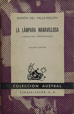 Imagen del vendedor de La lmpara maravillosa ejercicios espirituales a la venta por Librera Alonso Quijano