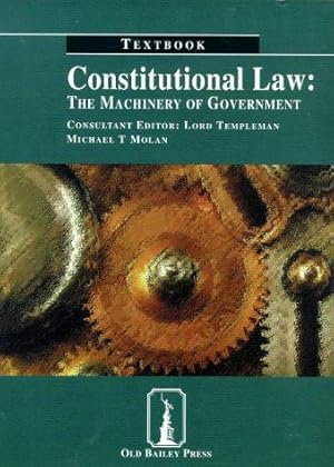Seller image for Textbook - Machinery of Government (Constitutional Law) for sale by WeBuyBooks