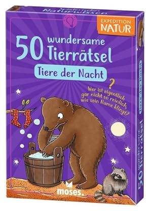 Imagen del vendedor de Expedition Natur 50 wundersame Tierrtsel - Tiere der Nacht a la venta por AHA-BUCH GmbH