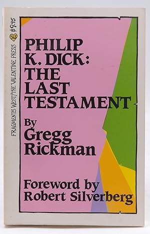 Image du vendeur pour Philip K. Dick : The Last Testament mis en vente par Chris Korczak, Bookseller, IOBA