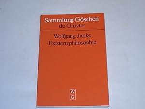 Bild des Verkufers fr Existenzphilosophie. (Sammlung Gschen 2220) zum Verkauf von Der-Philo-soph