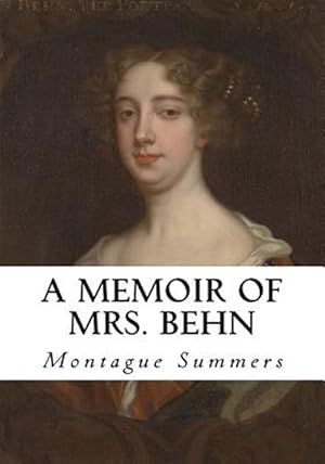 Imagen del vendedor de Memoir of Mrs. Behn a la venta por GreatBookPrices