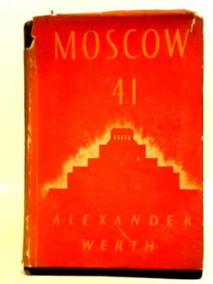Bild des Verkufers fr Moscow '41 zum Verkauf von World of Rare Books